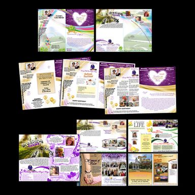 Logo development, newsletter design and printing, custom graphic design