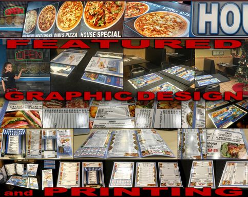 Menu Design and Printing
