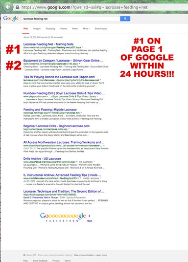 Google SEO Results