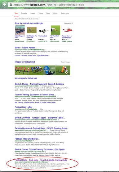 Google SEO Results