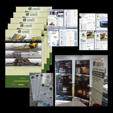 Business branding, SEO web design, SEO results, social media marketing,  SMM results, brochure design, retractable banner design, printing