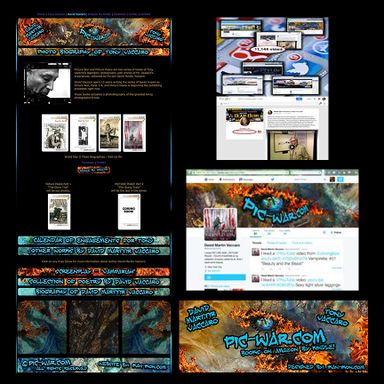 Author branding design, e-book marketing, SEO web design, social media marketing, graphic design 