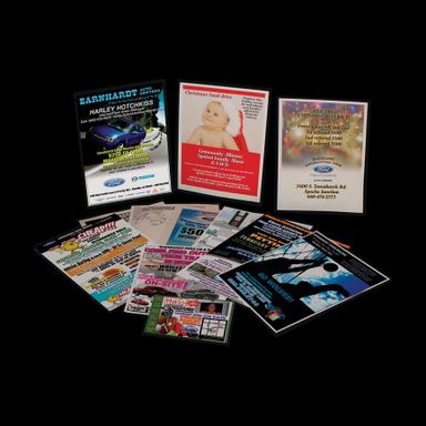 Flyer design, print ad design, graphic design